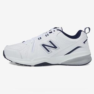 NEW BALANCE Men's 608 v5 White Navy‎ Casual Athletic Shoes Size 12
